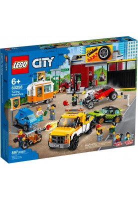 Блоковий конструктор LEGO City Тюнінг-майстерня (60258)