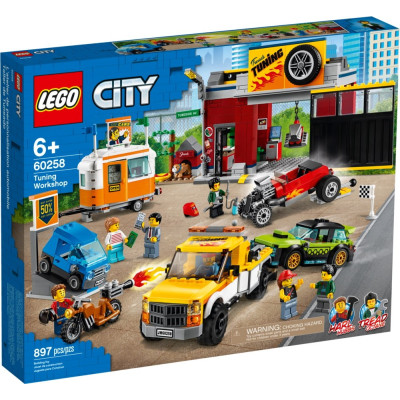 Блоковий конструктор LEGO City Тюнінг-майстерня (60258)