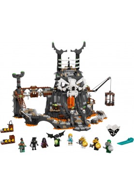 Блоковий конструктор LEGO Ninjago Підземелля чаклуна-скелета 1171 деталь (71722)