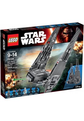 Блоковий конструктор LEGO Star Wars Командний шаттл Кайло Рен (75104)