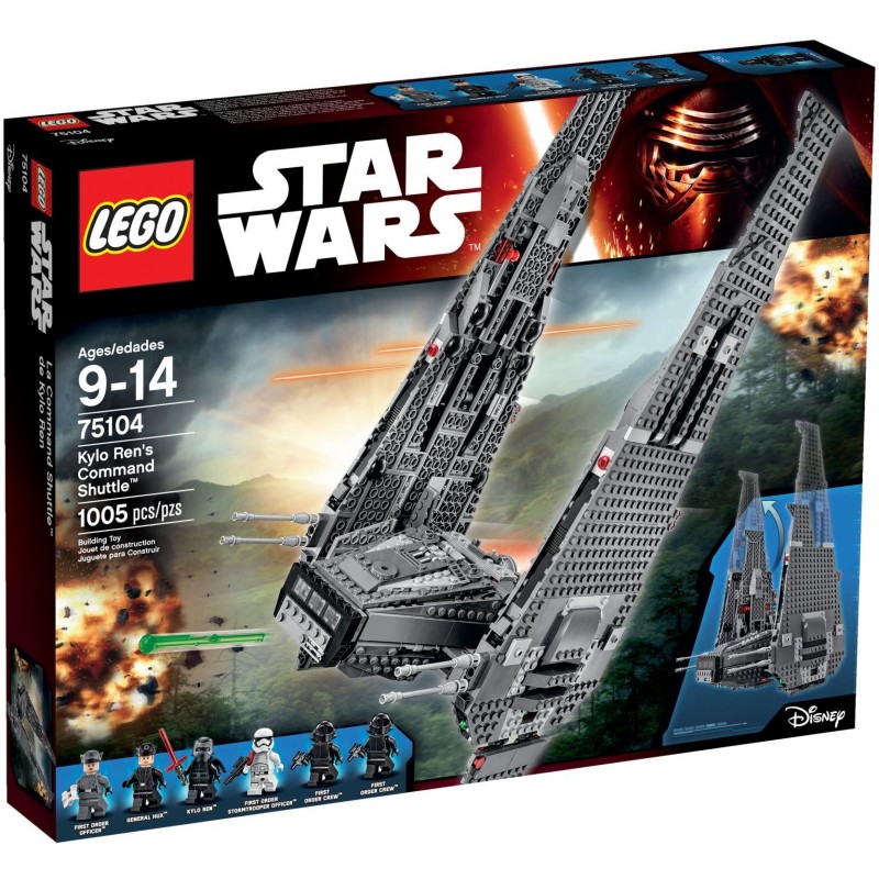 Блоковий конструктор LEGO Star Wars Командний шаттл Кайло Рен (75104)