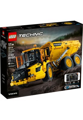 Блоковий конструктор LEGO Technic Зчленований самоскид 6x6 Volvo (42114)