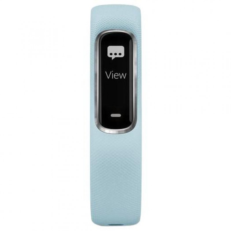 Фітнес-браслет Garmin Vivosmart 4 Azure Blue with Silver Hardware Small/Medium (010-01995-14)