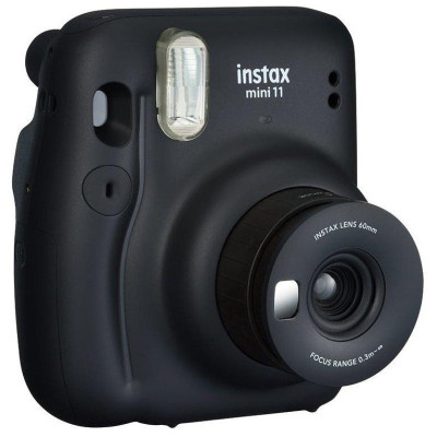 Фотокамера миттєвого друку Fujifilm Instax Mini 11 Charcoal Gray (16654970)