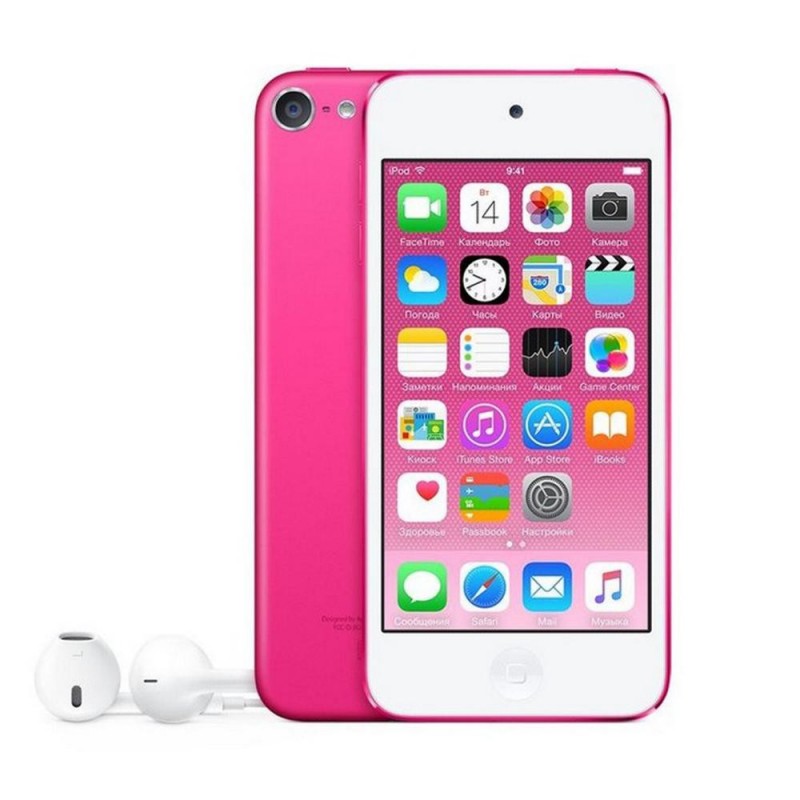 Мультимедійний портативний програвач Apple iPod touch 6Gen 128GB Pink (MKWK2)