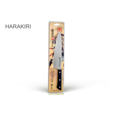 Ніж кухонний Samura Harakiri Шеф, 208 мм, Wood SHR-0085WO