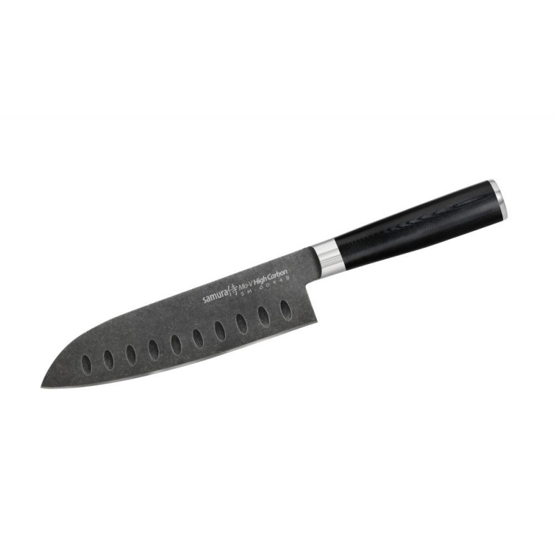 Ніж кухонний Сантоку, 180 мм, Samura "Mo-V Stonewash" (SM-0094B)