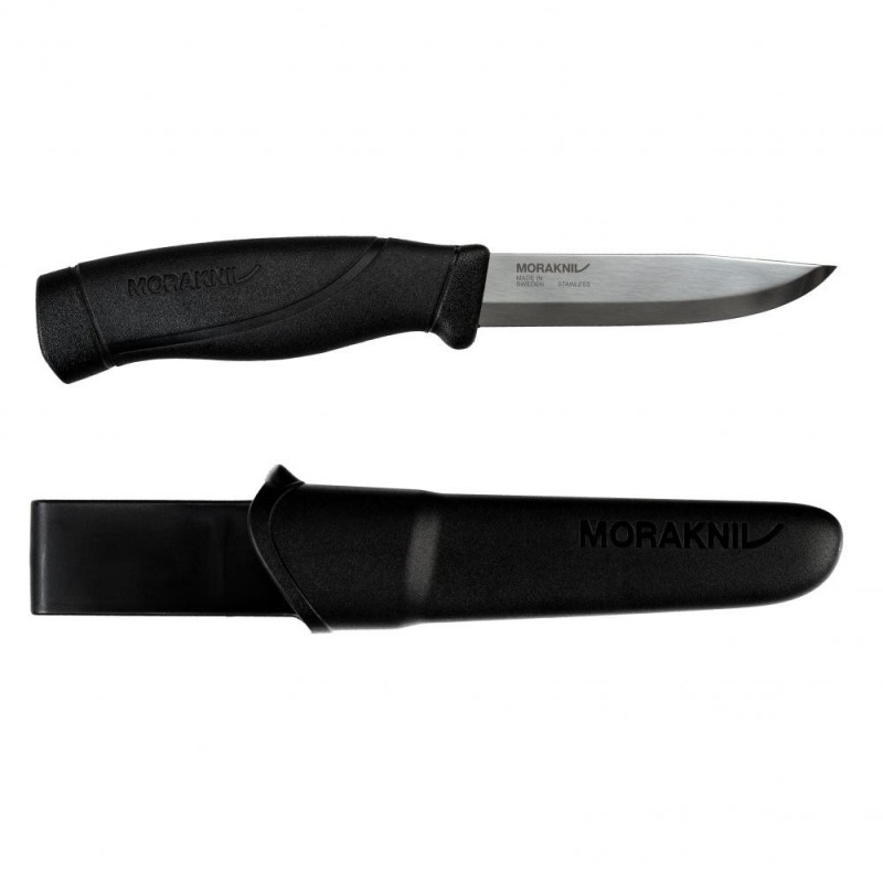 Ніж Morakniv Companion Heavy Duty Black з нержавіючої сталі (13158/13159)