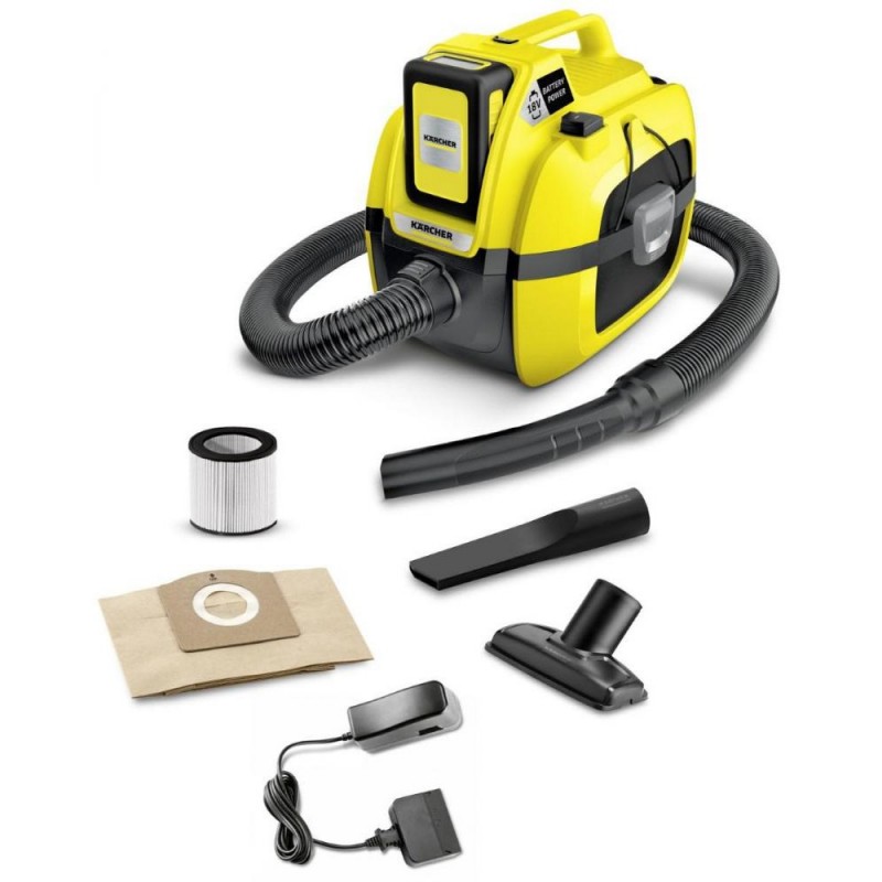 Пилосос із мішком Karcher WD 1 Compact Battery Set (1.198-301.0)