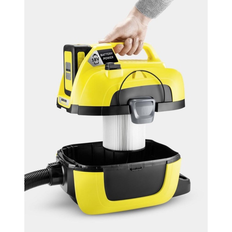 Пилосос із мішком Karcher WD 1 Compact Battery Set (1.198-301.0)