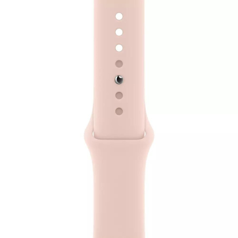 Смарт-годинник Apple Watch Series 6 GPS + Cellular 44mm Gold Aluminum Case with Pink Sand Sport Band (M07G3, MG2D3)