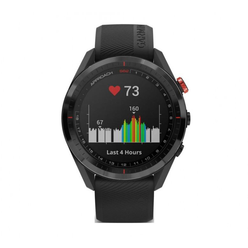 Смарт-годинник Garmin APPROACH S62 Black Ceramic Bezel with Black Band (010-02200-00)