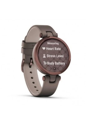 Смарт-годинник Garmin Lily Dark Bronze Bezel with Paloma Case and Italian Leather Band (010-02384-B0)