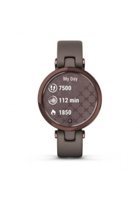 Смарт-годинник Garmin Lily Dark Bronze Bezel with Paloma Case and Italian Leather Band (010-02384-B0)