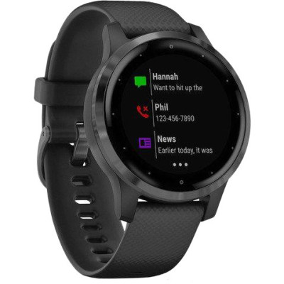 Смарт-годинник Garmin vivoactive 4S Black/Slate (010-02172-13/010-02172-11)