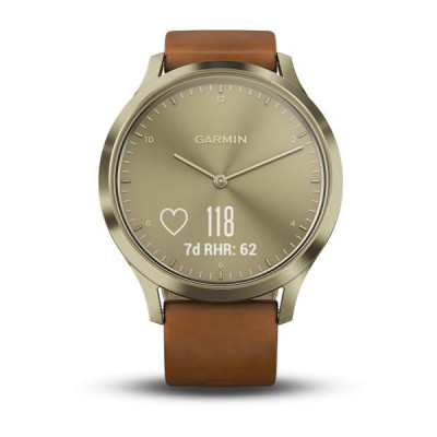 Смарт-годинник Garmin Vivomove HR, E EU, Premium, Gold-Gold (010-01850-05)
