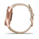 Смарт-годинник Garmin vivomove Luxe Rose Gold-Beige Leather (010-02241-21)