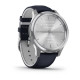 Смарт-годинник Garmin vivomove Luxe Silver-Blue Leather (010-02241-20)