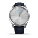 Смарт-годинник Garmin vivomove Luxe Silver-Blue Leather (010-02241-20)