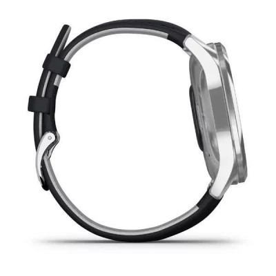 Смарт-годинник Garmin vivomove Luxe Silver-Blue Leather (010-02241-20)