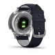 Смарт-годинник Garmin vivomove Luxe Silver-Blue Leather (010-02241-20)