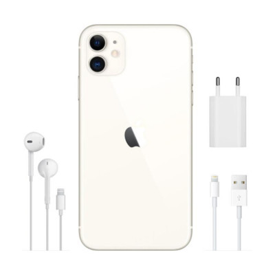 Смартфон Apple iPhone 11 128GB Slim Box White (MHDJ3)