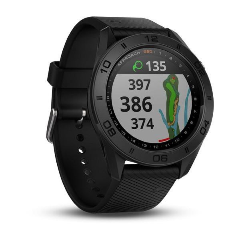 Спортивний годинник Garmin Approach S60 GPS Golf Watch (010-01702-03) Black