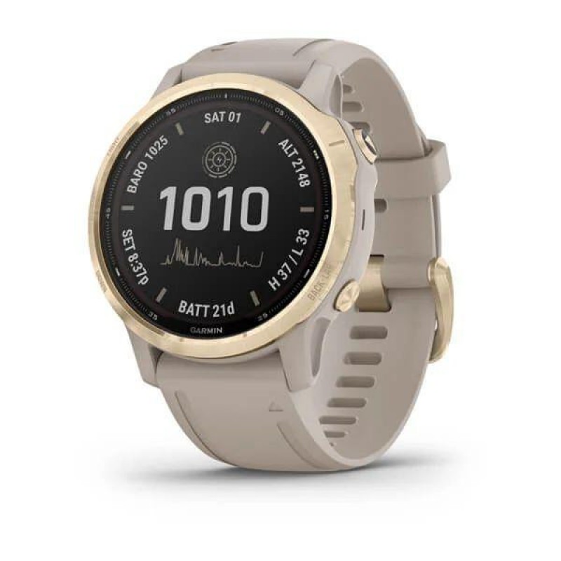 Спортивний годинник Garmin Fenix 6S Pro Solar GPS Watch (010-02409-10)