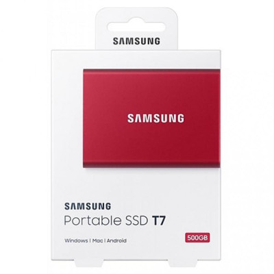 SSD накопичувач Samsung T7 500 GB Red (MU-PC500R/WW)