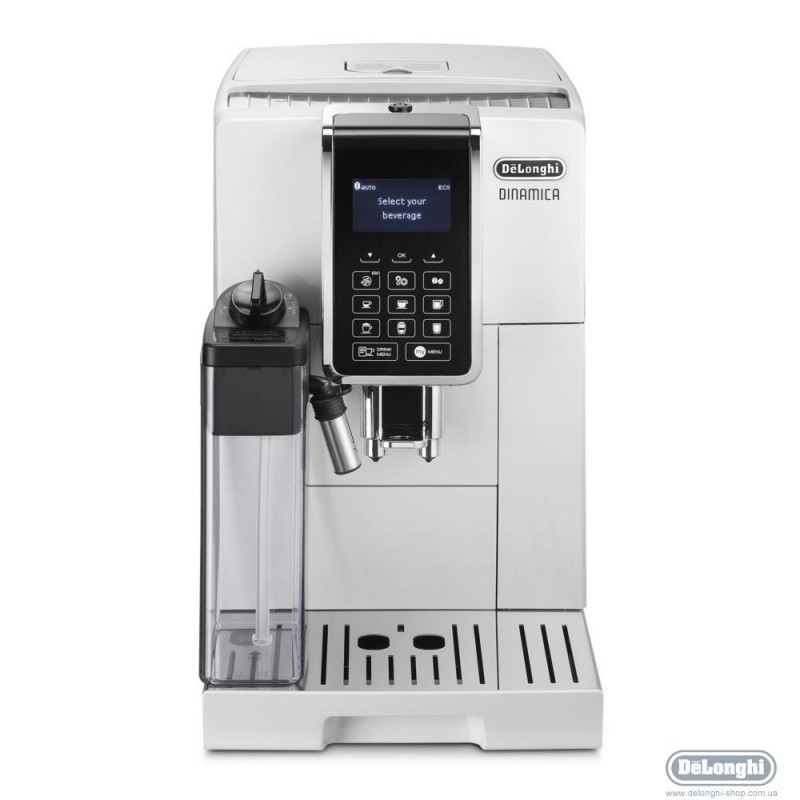 Кофемашина автоматична DeLonghi Dinamica ECAM 353.75.W