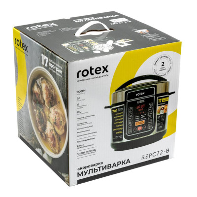 Мультиварка-скороварка Rotex REPC72-B