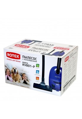 Пилосос із мішком Rotex RVB01-P Blue