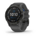 Смарт-годинник Garmin Fenix 6 Pro Solar Edition Black With Gray Band (010-02410-11)