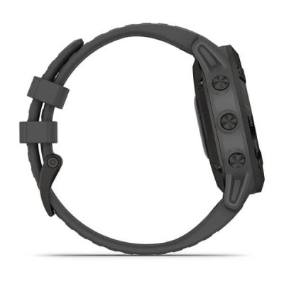 Смарт-годинник Garmin Fenix 6 Pro Solar Edition Black With Gray Band (010-02410-11) Смарт-годинник Garmin Fenix 6 Pro Solar Edition Black With Gray Band (010-02410-11)