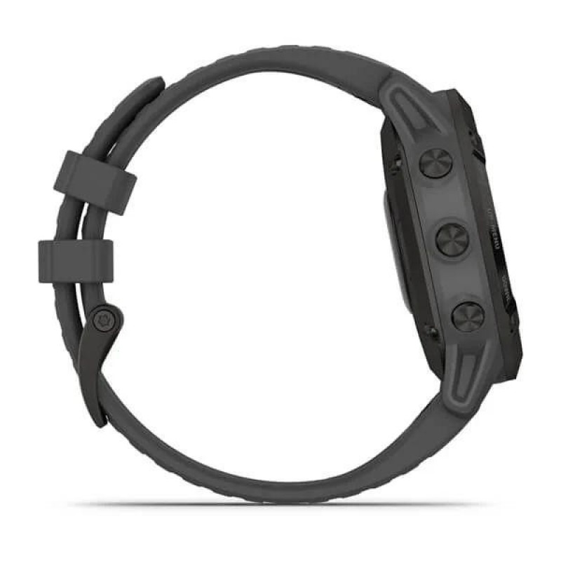 Смарт-годинник Garmin Fenix 6 Pro Solar Edition Black With Gray Band (010-02410-11)