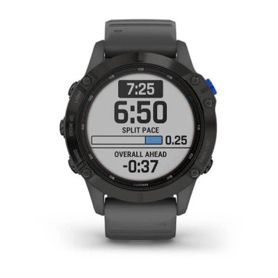 Смарт-годинник Garmin Fenix 6 Pro Solar Edition Black With Gray Band (010-02410-11) Смарт-годинник Garmin Fenix 6 Pro Solar Edition Black With Gray Band (010-02410-11)