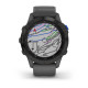 Смарт-годинник Garmin Fenix 6 Pro Solar Edition Black With Gray Band (010-02410-11)