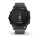 Смарт-годинник Garmin Fenix 6 Pro Solar Edition Black With Gray Band (010-02410-11)