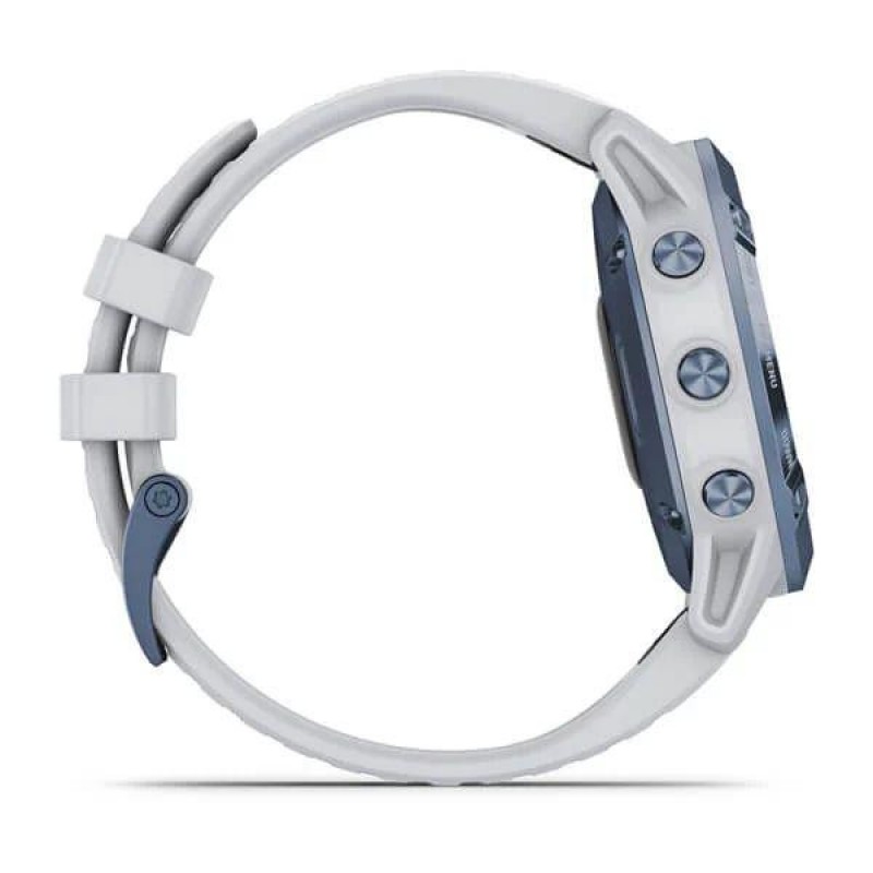 Смарт-годинник Garmin Fenix 6 Pro Solar Edition Mineral Blue with Whitestone Band (010-02410-19/18)