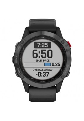 Смарт-часы Garmin Fenix 6 Pro Solar Edition Slate Gray With Black Band (010-02410-15)
