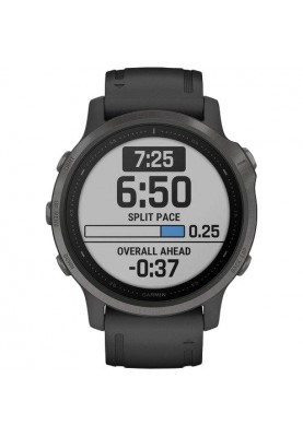 Спортивні годинник Garmin Fenix 6S Pro Sapphire Carbon Gray DLC with Black Band (010-02159-25/010-02159-7F)