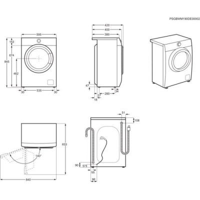 Стиральная машина автоматическая Electrolux EW6S506WP