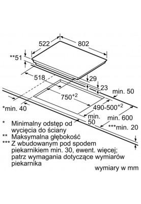 Варильна поверхня електрична Bosch PVW851FB5E