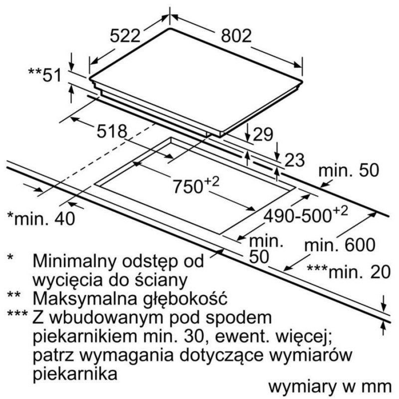 Варильна поверхня Bosch PVW851FB5E