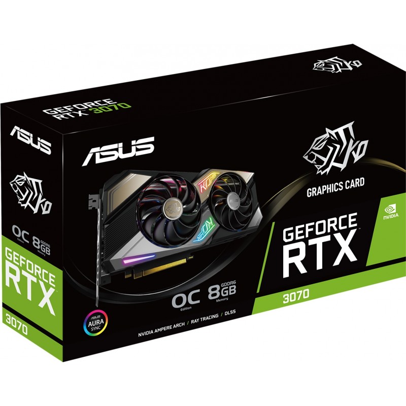 Відеокарта ASUS KO GeForce RTX 3070 OC (KO-RTX3070-O8G-GAMING)