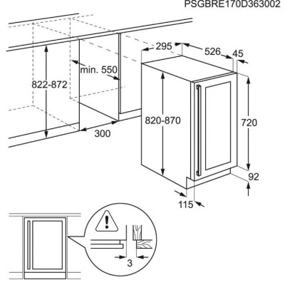 Винна шафа Electrolux ERW0673AOA Винна шафа Electrolux ERW0673AOA