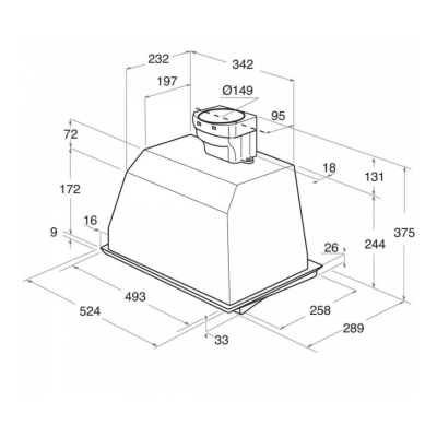Вытяжка Whirlpool AKR6501IX