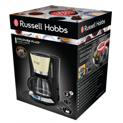 Крапельна кавоварка Russell Hobbs Colours Plus Cream 24033-56