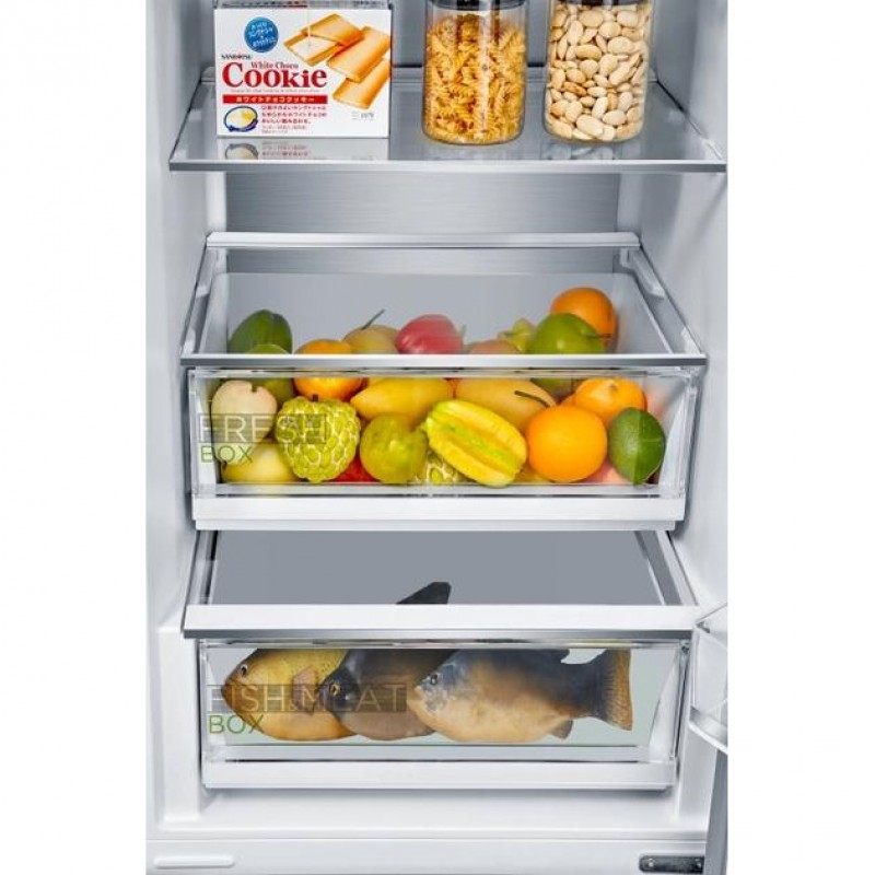 Холодильник із морозильною камерою Midea MDRB470MGE02