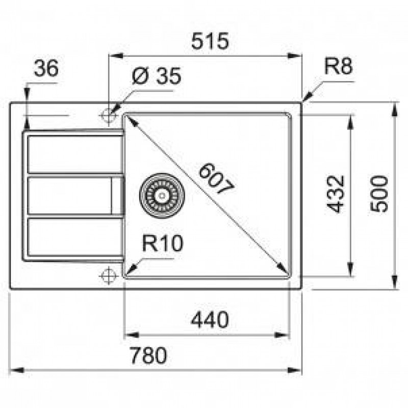 Кухонна мийка Franke Sirius S2D 611-78 XL 143.0621.339